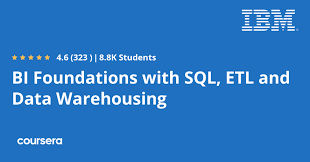 BI Foundations with SQL, ETL and Data Warehousing Specialization