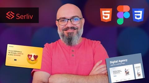 Curso do FIGMA ao código. O design da interface web completo